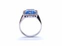 14ct Blue Synthetic Spinel Dress Ring