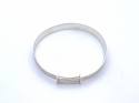 Silver Filagree Pattern Baby Bangle