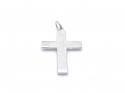 Silver Flat Engraved Cross Pendant