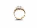 14ct Yellow gold Diamond Gents Ring