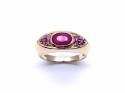 9ct Yellow Gold Ruby Dress Ring