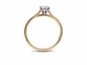 18ct Yellow Gold Diamond Solitaire Ring