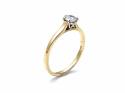 18ct Yellow Gold Diamond Solitaire Ring