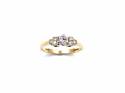 18ct Yellow Gold Diamond Solitaire Ring