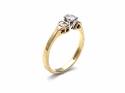 18ct Yellow Gold Diamond Solitaire Ring