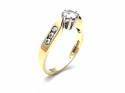 18ct Yellow Gold Diamond Solitaire Ring