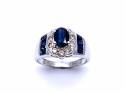 18ct Sapphire & Diamond Dress Ring