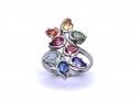 9ct Multi Sapphire Dress Ring