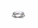 9ct White Gold Plain Wedding Ring