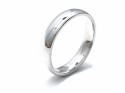 9ct White Gold Plain Wedding Ring