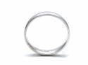 9ct White Gold Plain Wedding Ring