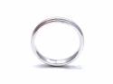 18ct White Gold Plain Wedding Ring