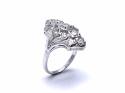 18ct White Gold Diamond Dress Ring