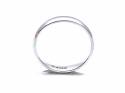 9ct White Gold Traditional Court Wedding Ring 3mm