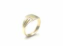 9ct Yellow Gold Plain Signet Ring