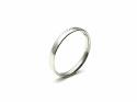Platinum Slight Court Wedding Ring 2.5mm O