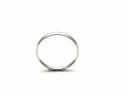 18ct White Gold Slight Court Wedding Ring 2mm M