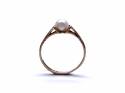 9ct Yellow Gold Pearl Solitaire Ring