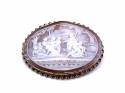 9ct Yellow Gold Cameo Brooch