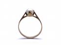 9ct Yellow Gold Pearl Solitaire Ring