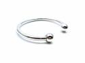 Silver Torque Bangle