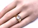 9ct Clear Quartz Solitaire Ring