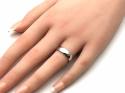 18ct White Gold Wedding Ring 6mm