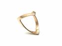 9ct Rose Gold Double Wishbone Ring