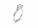 Platinum Diamond Solitaire Ring 1.06ct