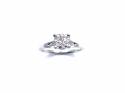Platinum Diamond Solitaire Ring 1.06ct