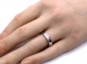 Platinum Concave Wedding Ring 4mm