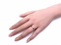 9ct White Gold Slight Court Plain Wedding Ring 2mm