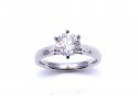 Platinum Diamond Solitaire Ring 1.15ct