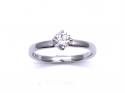 Platinum Diamond Solitaire Ring 0.30ct