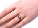 18ct Old Cut Diamond Solitaire Ring 1.91ct