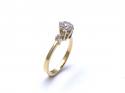 18ct Diamond 3 Stone Ring Est 0.82ct