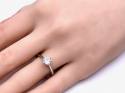 9ct Moissanite Solitaire Ring