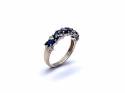 9ct Yellow Gold Sapphire & Diamond Ring