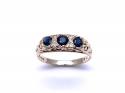 9ct Sapphire & Diamond Ring