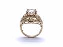 9ct Yellow Gold Quartz Solitaire Ring