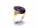 14ct Yellow Gold Rhodonite Dress Ring