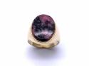 14ct Yellow Gold Rhodonite Dress Ring