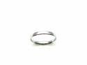 18ct White Gold Slight Court Wedding Ring 2.5mm L