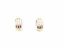 18ct Diamond Earrings Est 0.33ct