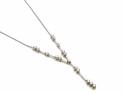 18ct White Gold Diamond Necklet 0.59ct