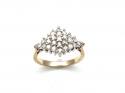 9ct Diamond Cluster Ring Est 1.00ct