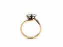 18ct Diamond 2 Stone Ring Est 0.75ct