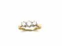 18ct Diamond 3 Stone Ring 0.50ct