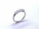 Platinum Diamond 4 Stone Ring 0.59ct