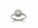 9ct Diamond Cluster Ring Est 0.60ct